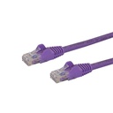 Cable de red 7m purpura cat5e ethernet sin enganche