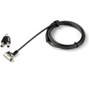 Candado de llave para laptop - cable 2m - ranuras k nano wedge