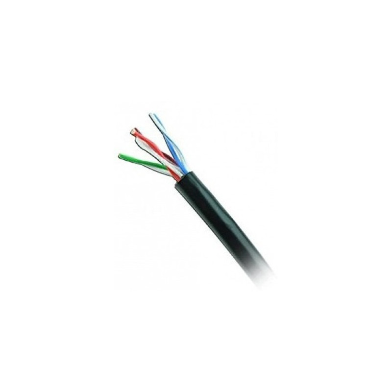 Cable utp wam cat5e-outdoor-negro - 305 m