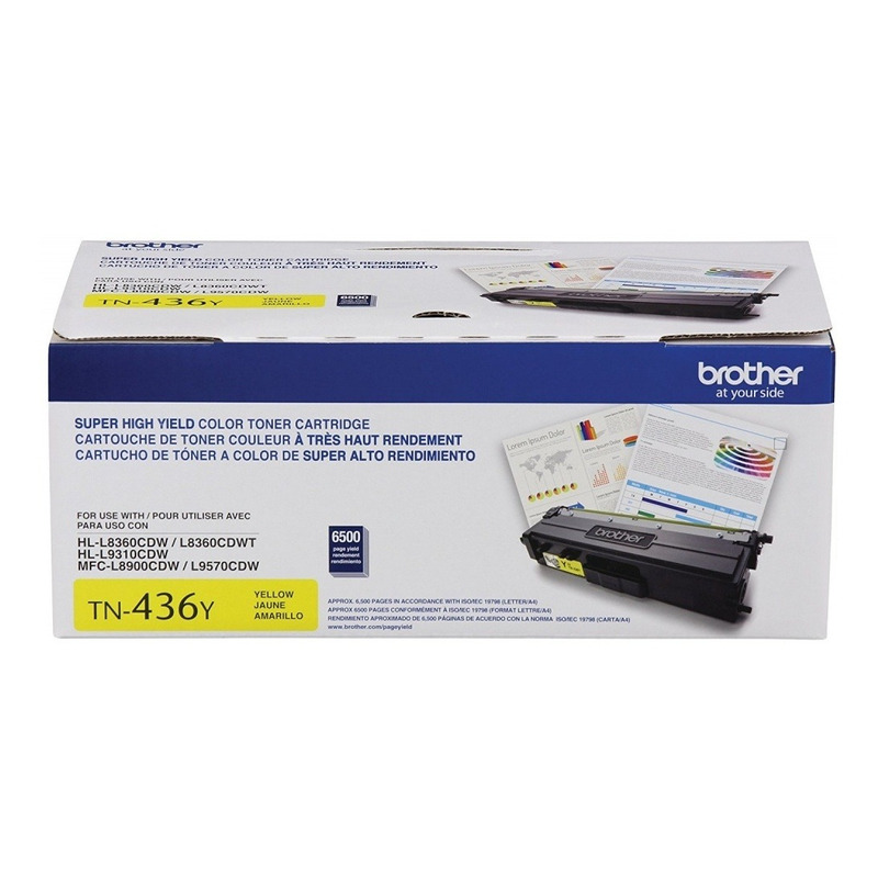 Tóner brother tn436y - 6500 páginas