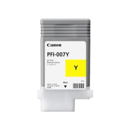 Tanque canon pfi-007 y - amarillo