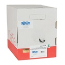 Cable a granel de pvc cat5e nucleu solido plenum gris 305m