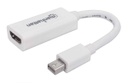 Adaptador mini displayport a hdmi manhattan - color blanco