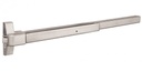 Barra de pánico  / 1 punto / tipo tampa / ul /740 mm  / color plata