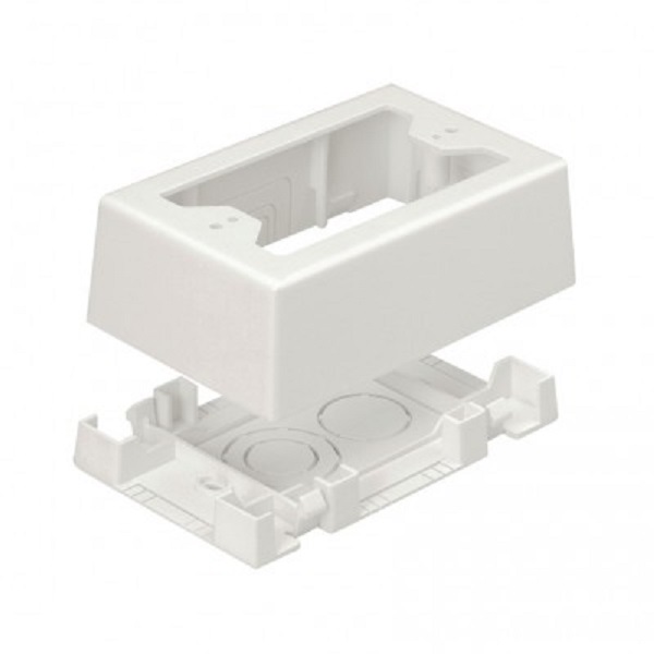 Caja de Salida Para Canaleta Panduit T-45 y LD Blanco 1 Pieza