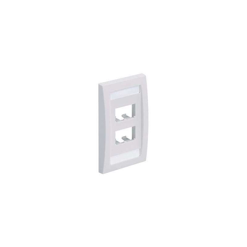 Placa ejecutiva panduit cfpe4why - color blanco