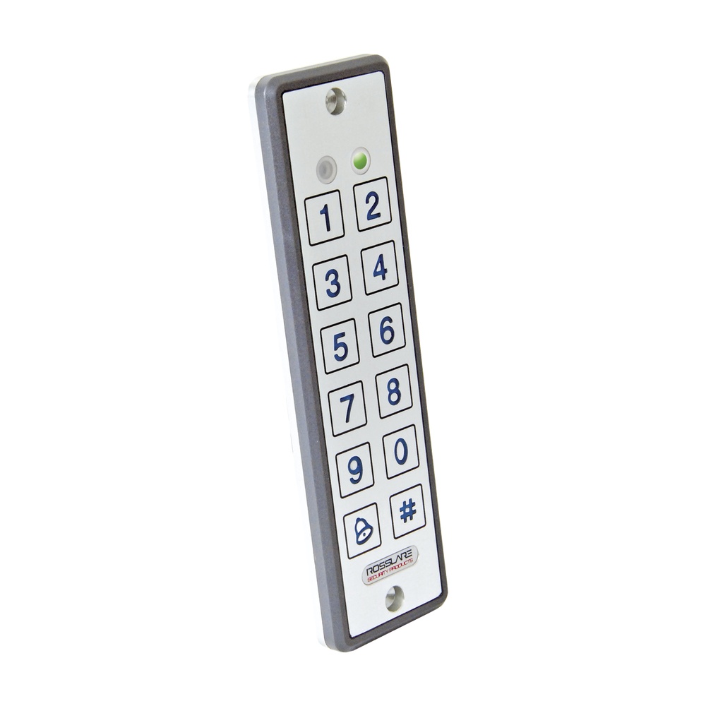 Lector ultra delgado de proximidad con teclado, capacidad de lectura de tarjetas rosslare y hid, 125 khz