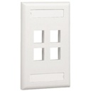 Placa panduit nk4fwhy - color blanco
