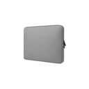 Funda brobotix de neopreno para laptop 15.6 pulgadas, color gris
