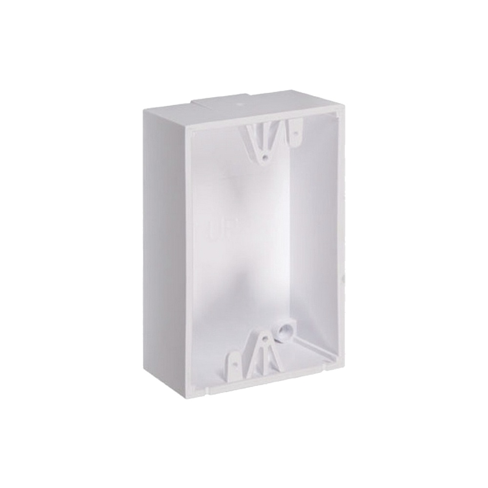 Caja de montaje color blanco para botones de emergencia sti
