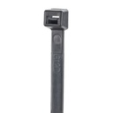 Cincho de nylon 6.6 stronghold™, de 370mm de largo, color negro, exterior resistente a rayos uv, 100 pz