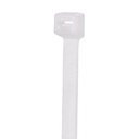 Cincho de nylon 6.6 stronghold™, de 300mm de largo, color natural, plenum, paquete de 100pz
