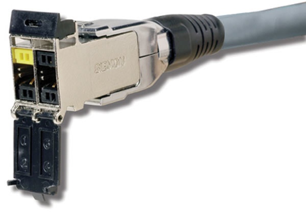 Jack tera categoria 7a, con puerta protectora, para aplicaciones de servicios compartidos, color negro