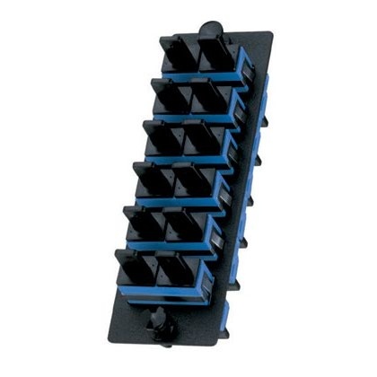 Panel de 6 Adaptadores de Fibra Óptica SC Dúplex Panduit Monomodo