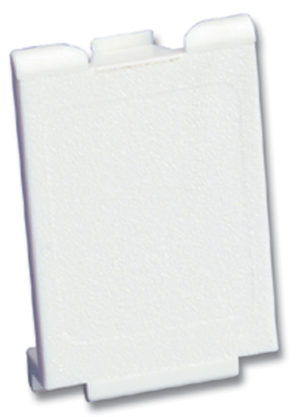 Inserto ciego para placas de pared max y 10g max, color negro, bolsa con 10 piezas