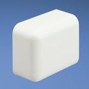 Tapa final, para uso con canaleta ld5, material abs, color blanco mate