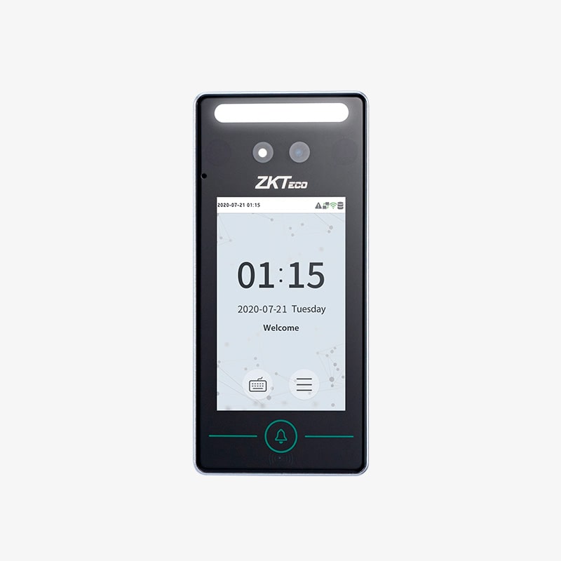 Control de Acceso y Asistencia Biométrico ZKTeco SPEEDFACE-V4L TA 800 Usuarios 1000 Tarjetas USB Trabajo para Asistencia