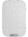 Ajax keypad w - teclado táctil inalámbrico con soporte de pared. color blanco