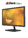 Dahua dhi-lm19-l200 -monitor led de 19 pulgadas/ full hd/ especial para videovigilancia/ trabajo 24/7/ tiempo de respuessta de 5