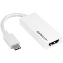 Adaptador video usb-c a hdmi convertidor usb 3.1 type-c blanc.
