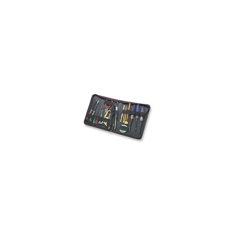 Kit de herramientas manhattan 530071 - negro