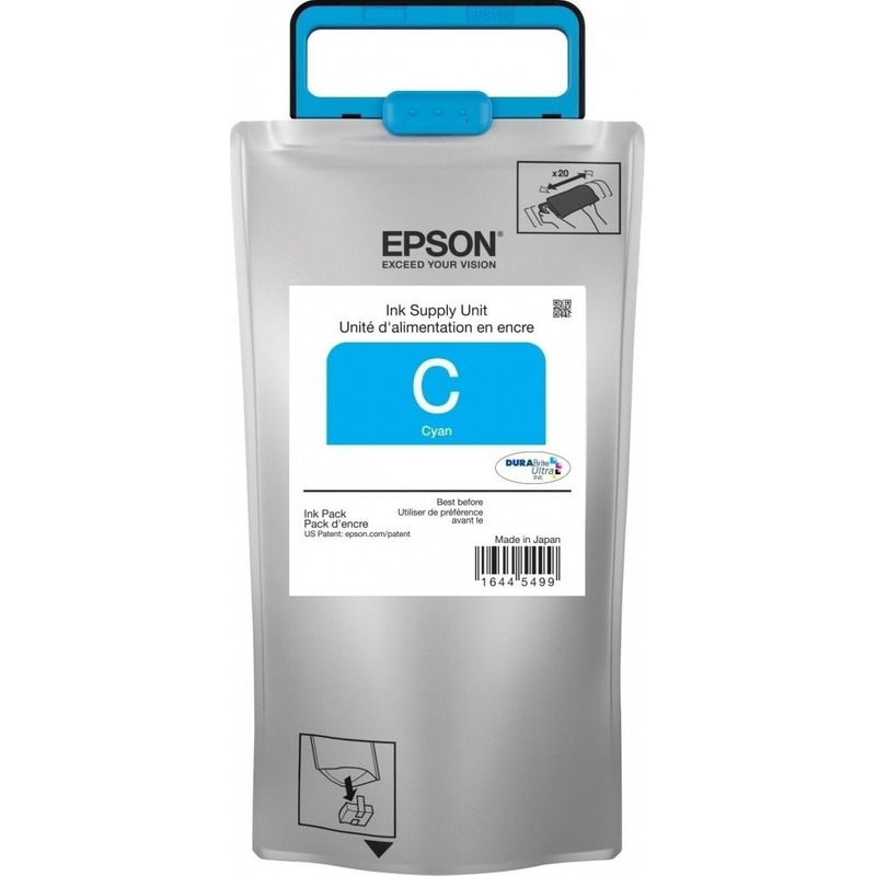 Tinta epson t974 extra alta capacidad wf-c869r color cian