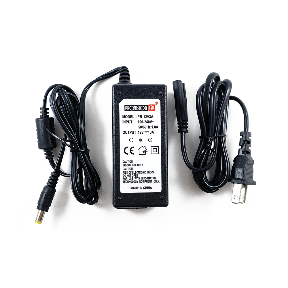 Fuente De Poder Provision-ISR Para Cámara PR-12V3A Salida 12V