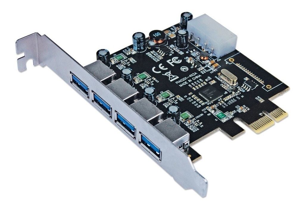 Tarjeta usb 3.0 manhattan pci express 4 ptos 152891