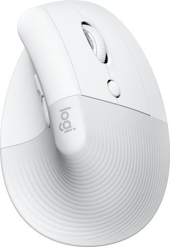 Mouse ergonomico lift vertical white
