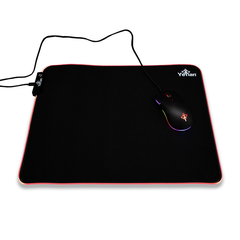 Mousepad Gamer Yeyian Krieg 2035 RGB 44.4x35.5cm Grosor 3mm