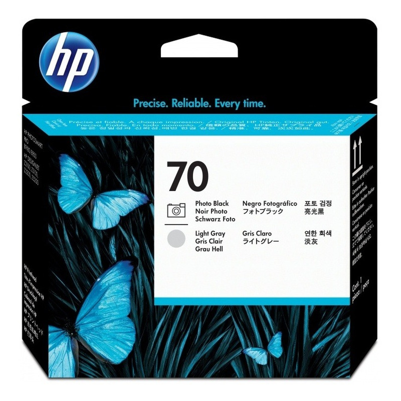 Cabezal hp lf de impresión 70 lt photo color negro-gris