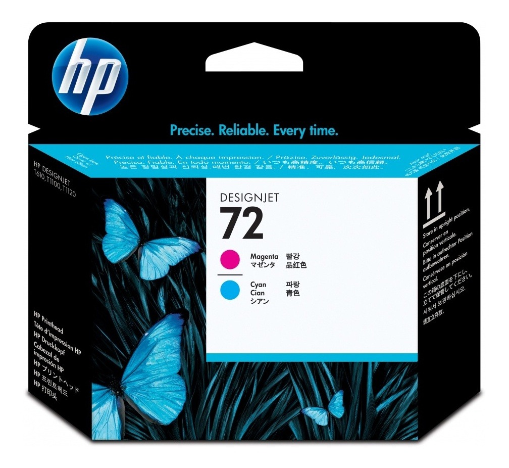 Cabezal hp lf de impresión 72 color magenta-cian