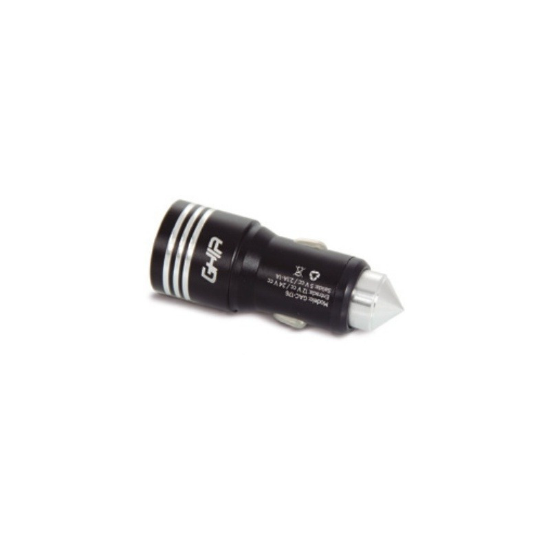 Cargador Para Auto Ghia GAC-176 5V 2x USB 2.0