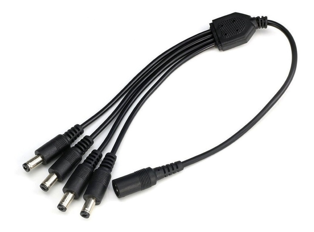 Divisor de Energía Tipo Pulpo SAXXON Con 4 Conectores Macho - 1 Conector Hembra