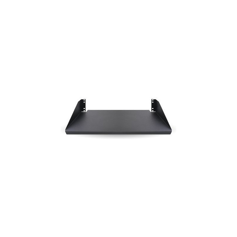 Charola para rack 2u x 28 cms empatable brobotix 830731 - negro