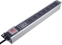 Barra multi contacto de 7 posiciones intellinet para rack 19207102