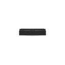 Organizador metalico horizontal de 2u brobotix 830878 - negro
