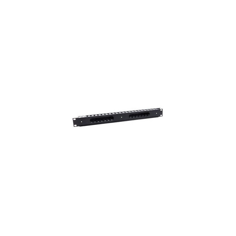 Organizador horizontal intellinet 169950 - negro