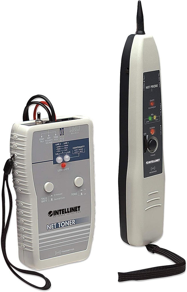 Probador De Cables Intellinet Generador De Tonos Y Probador 515566 RJ-45