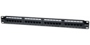 Panel De Parcheo Intellinet Cat5e 1U 24 Puertos RJ-45