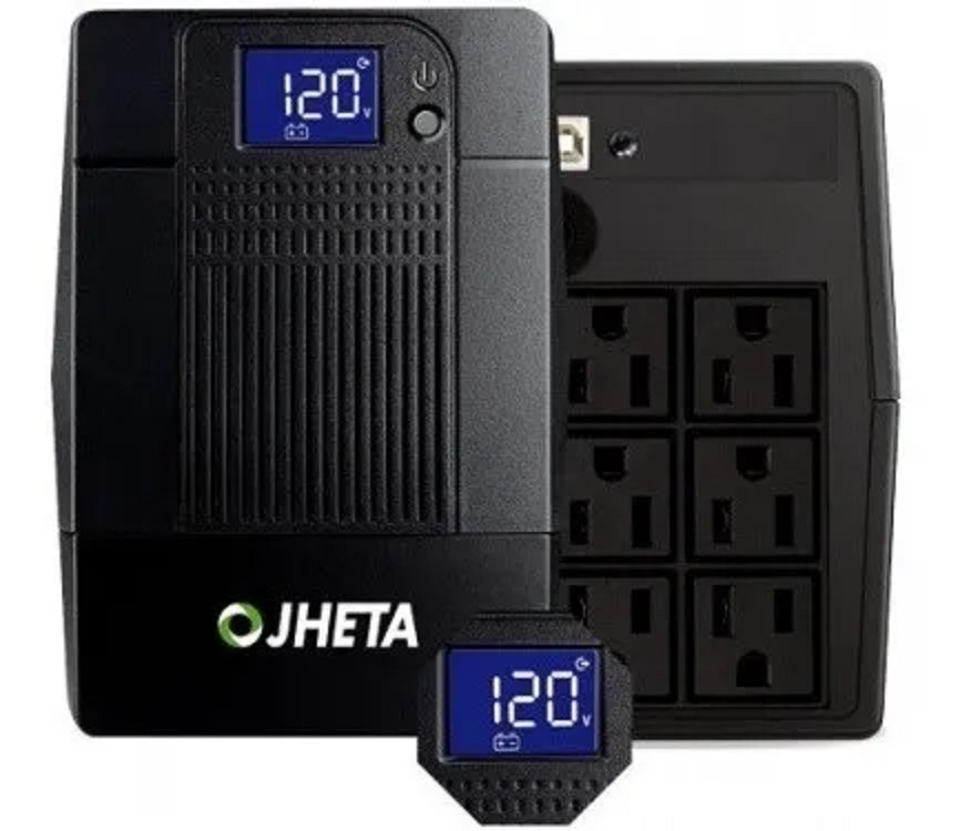 No Break Jheta NEO LED 900VA 480W 6 contactos NEMA 5-15R 120v