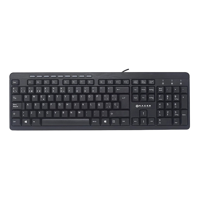 Teclado De Membrana Naceb NA-0109 Alámbrico USB Español