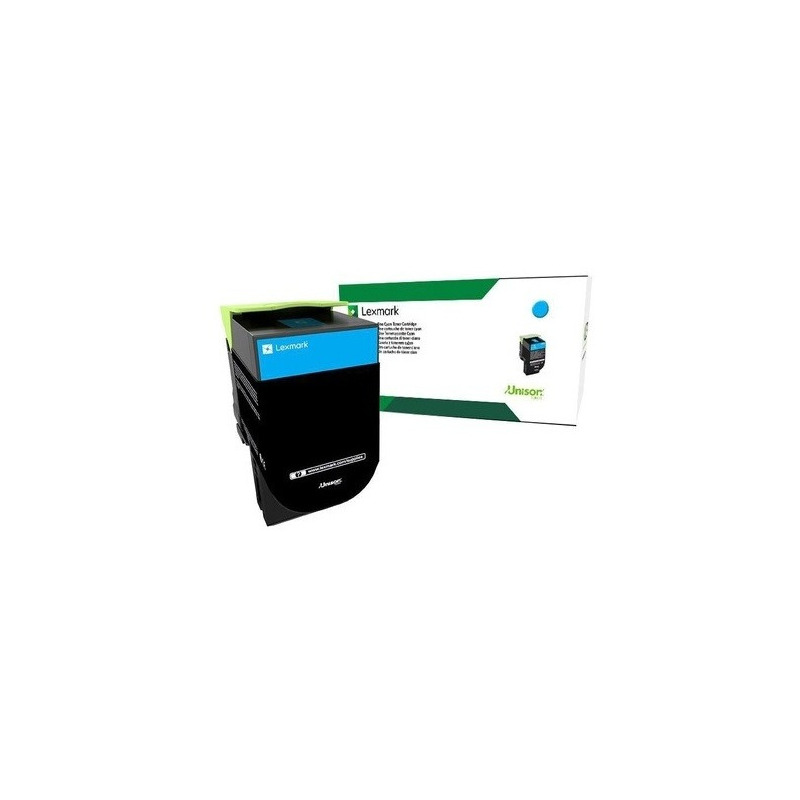 Toner lexmark cyan alto rendimiento cs317/cx317/cs417/cx417