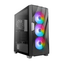 Gabinete antec df700 flux negro, media torre, atx, micro atx, mini-itx, 7 ranuras de expansion, ventana cristal, 3 vent front, 2