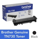 Tóner Brother TN730 Negro 1200 Páginas CP-L2550DW HL-L2350DW HL-L2370DW HL-L2370DW XL