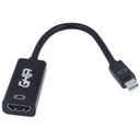 Adaptador ghia mini display port a hdmi color negro
