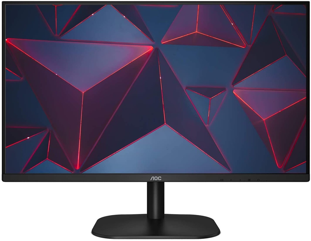 Monitor led ips aoc 24  negro hdmi y vga aspecto 16:9 tiempo de respuesta 7 ms