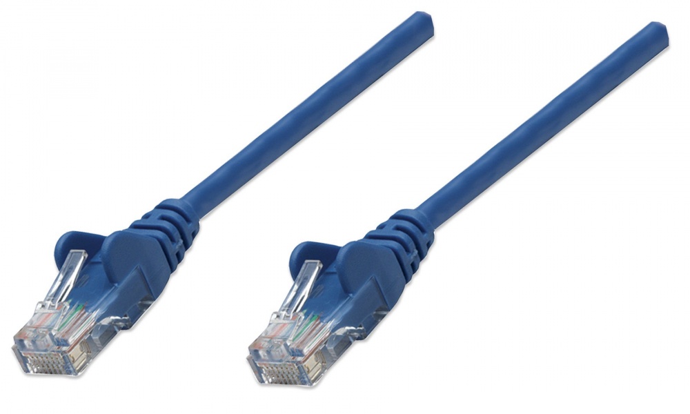 Cable De Red Intellinet Cat5e 2 Metros De Longitud Azul