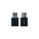 Adaptador acteck shift nano rtx450 usb tipo a, a 3,5 mm, bluetooth, negro