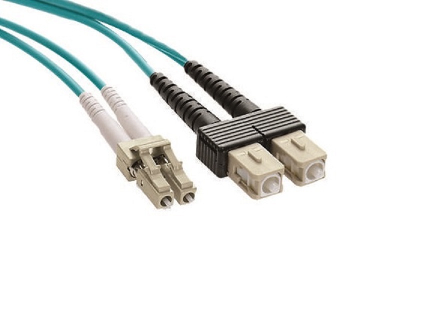 Cable De Fibra Óptica Multimodo Leviton OM4 LC Macho - LC Macho 1 Metro